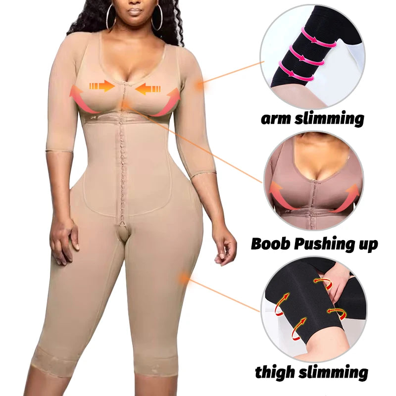 SculptEase Firm Compression Seamless Bodysuit Shaper